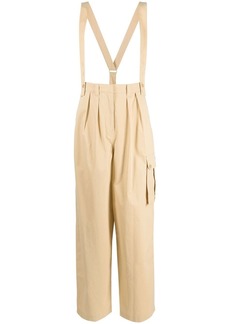 Kenzo straight-leg braces cargo trousers