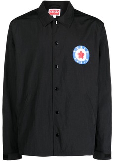 Kenzo Target logo-stamp shirt jacket