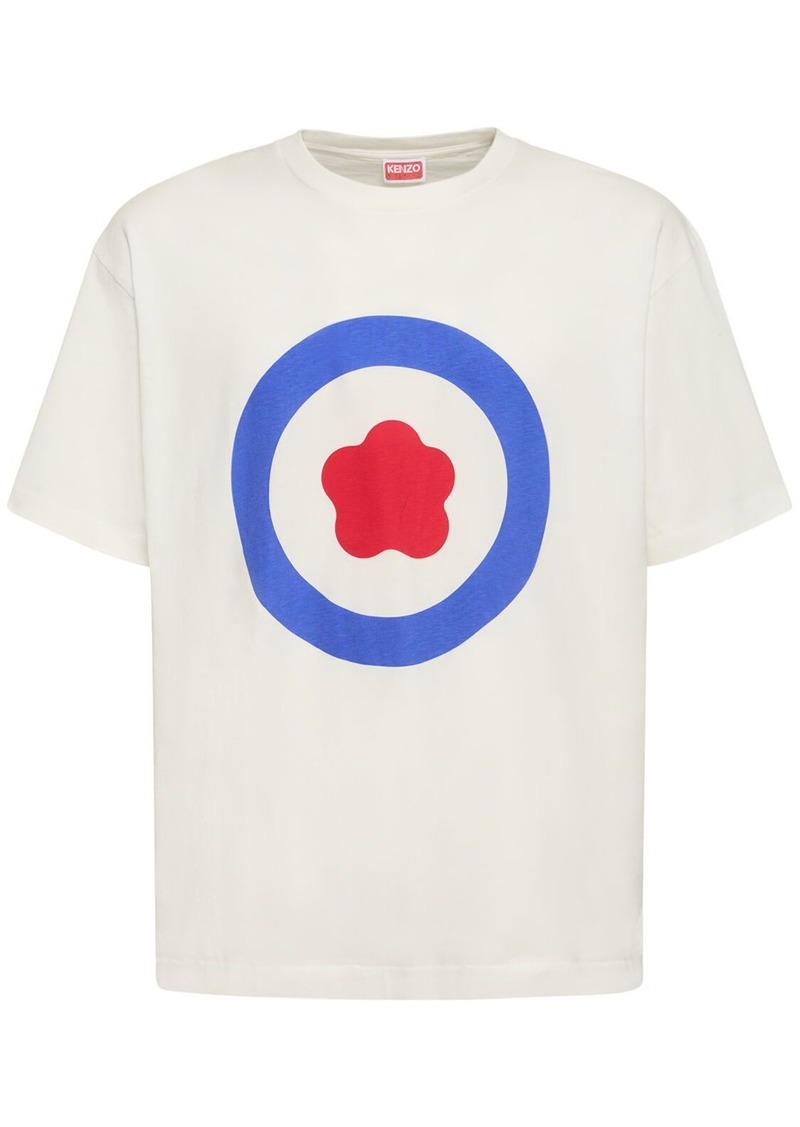 Kenzo Target Print Oversized Cotton T-shirt
