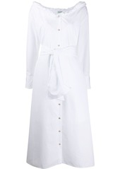Kenzo tie-waist button-through midi dress
