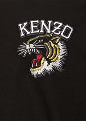 Kenzo Tiger Embroidery Cotton Jersey T-shirt