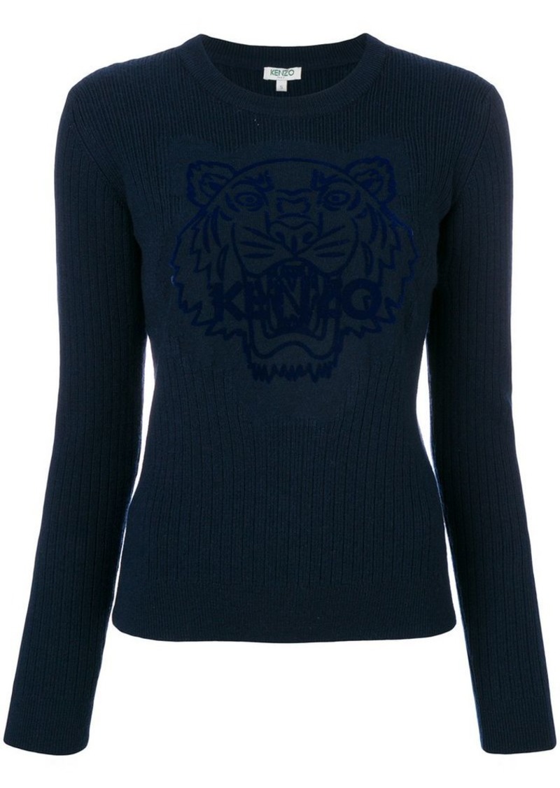 kenzo blue tiger jumper