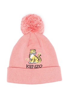 Kenzo Tiger-motif knitted beanie