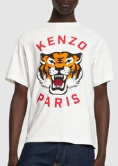 Kenzo Tiger Print Cotton Jersey T-shirt