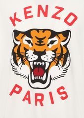 Kenzo Tiger Print Cotton Jersey T-shirt