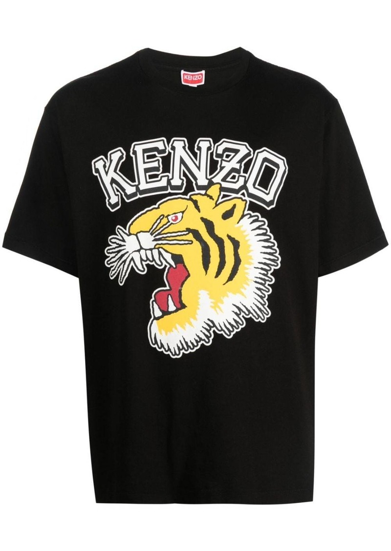 Kenzo tiger-print cotton T-shirt