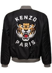 Kenzo Tiger Print Nylon Bomber Jacket