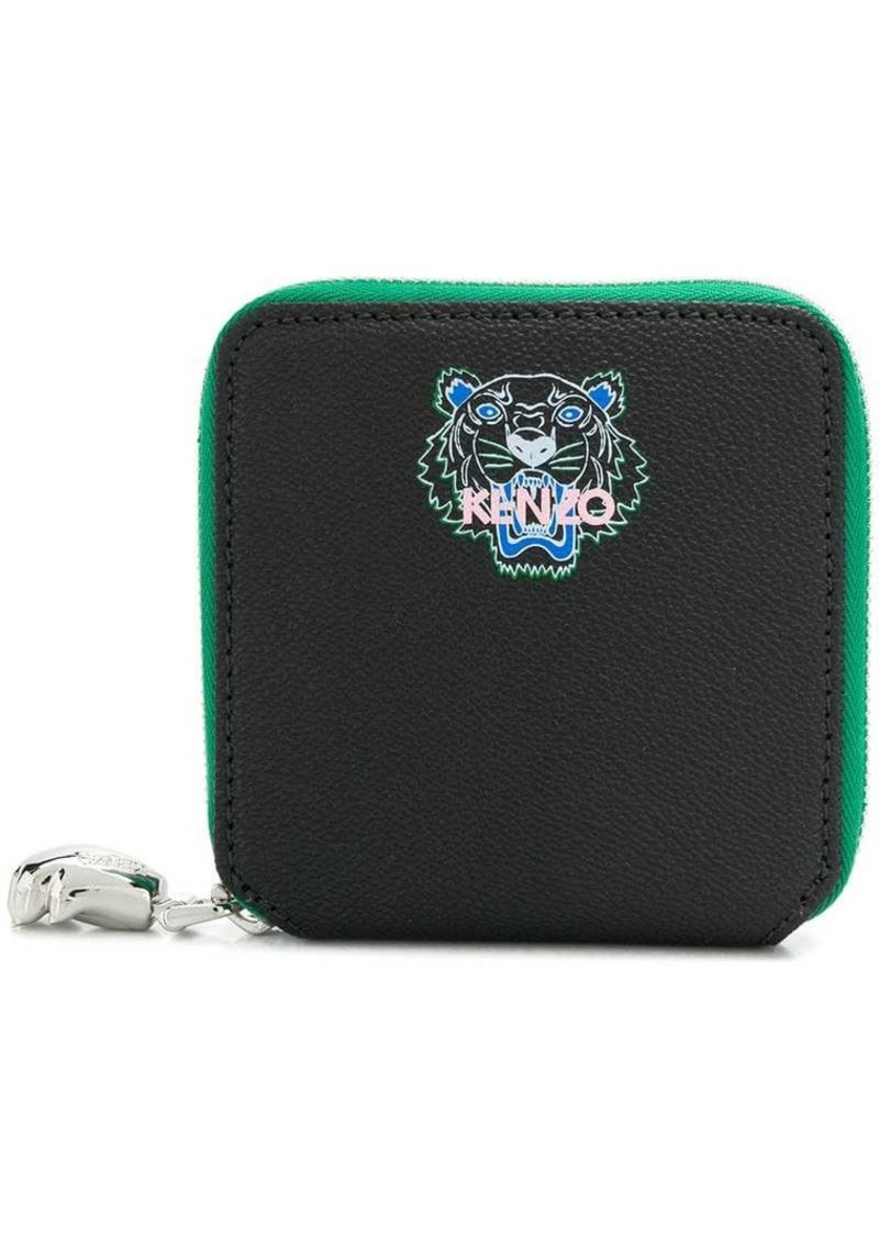 kenzo tiger zip wallet