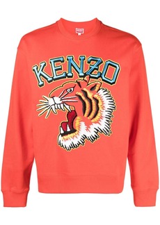 Kenzo Varsity Jungle embroidered cotton sweatshirt