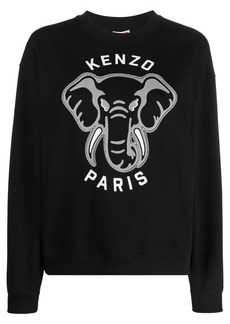 Kenzo Varsity Jungle embroidered sweatshirt