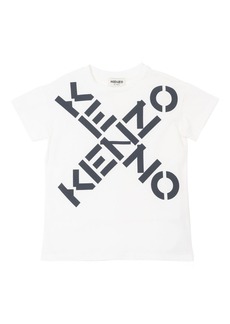 Kenzo White Cross Logo T-Shirt