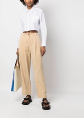 Kenzo wide-leg cotton trousers