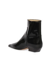 Khaite 25mm Marfa Classic Leather Ankle Boots