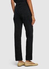 Khaite Abigail High Rise Straight Jean