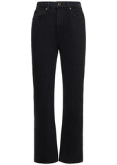 Khaite Abigail High Rise Straight Jean