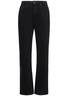 Khaite Abigail High Rise Straight Jean