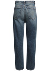 Khaite Abigail High Rise Straight Jeans