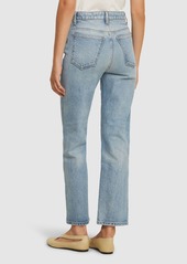 Khaite Abigail Straight Cotton Denim Jeans