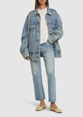 Khaite Abigail Straight Cotton Denim Jeans