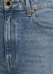 Khaite Abigail Straight Cotton Denim Jeans