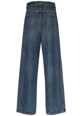 Khaite Bacall Low Rise Straight Jeans
