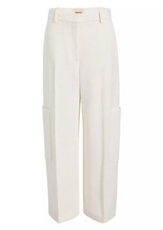 Khaite Caiton Wide-Leg Pants