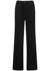 Khaite Danielle Cotton Denim Straight Jeans