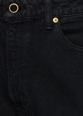 Khaite Danielle Cotton Denim Straight Jeans
