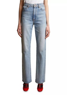 Khaite Danielle High-Rise Stovepipe Jeans