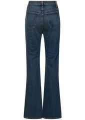 Khaite Danielle High Rise Straight Denim Jeans