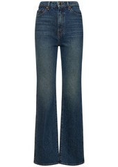 Khaite Danielle High Rise Straight Denim Jeans