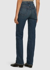 Khaite Danielle High Rise Straight Denim Jeans