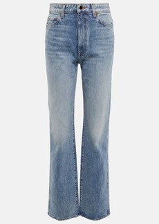 Khaite Danielle high-rise straight jeans