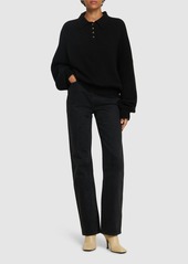 Khaite Danielle High Rise Straight Jeans