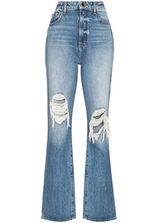 Khaite Danielle high-waisted distressed jeans