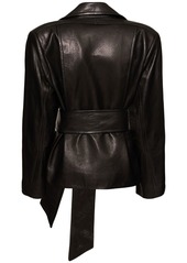 Khaite Dolores Leather Jacket