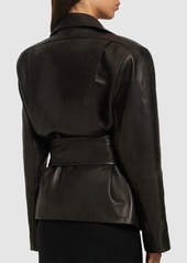 Khaite Dolores Leather Jacket