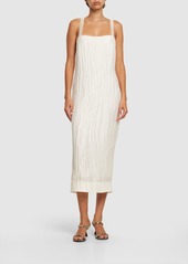 Khaite Fabia Viscose & Silk Midi Dress