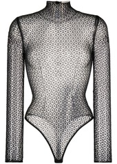 Khaite Fena diamond-lace bodysuit