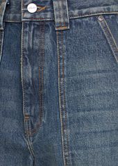 Khaite Hewitt High Rise Straight Jeans