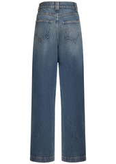 Khaite Hewitt High Rise Straight Jeans