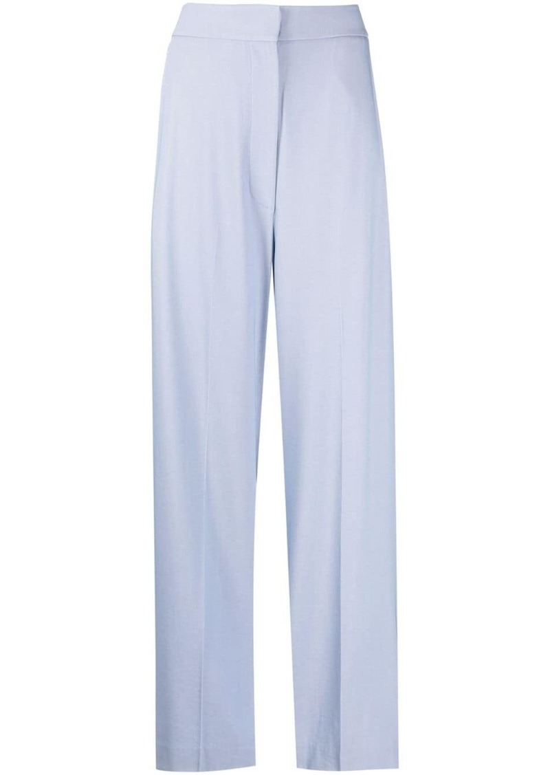 Khaite high-waisted wide-leg trousers