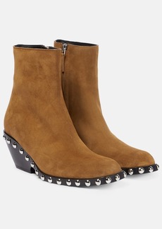 Khaite Hooper suede ankle boots