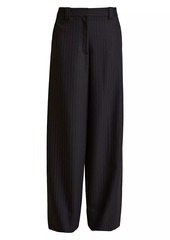 Khaite Jacob Wide-Leg Wool-Blend Pants