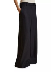 Khaite Jacob Wide-Leg Wool-Blend Pants