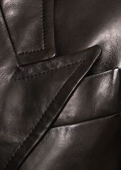 Khaite Jacobson Leather Blazer
