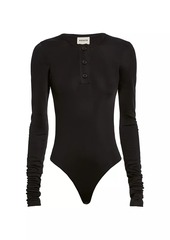 Khaite Janelle Long-Sleeve Bodysuit