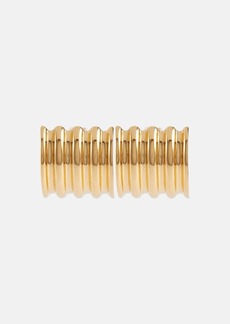 Khaite Julius Small gold-plated earrings