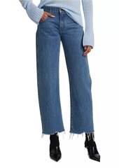 Khaite Kerrie Mid-Rise Wide-Leg Jeans