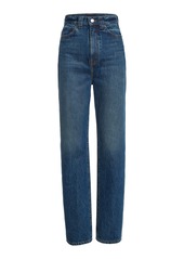 Khaite - Albi Slim Jeans - Medium Wash - 24 - Moda Operandi